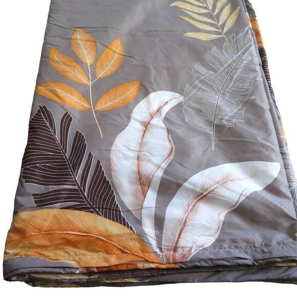 Queen Duvet Cover Set 90 x 88 Reversable 2 Shams Multicolor Tropical New - Picture 3 of 11